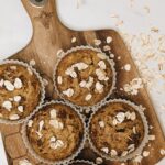 banana oat muffins