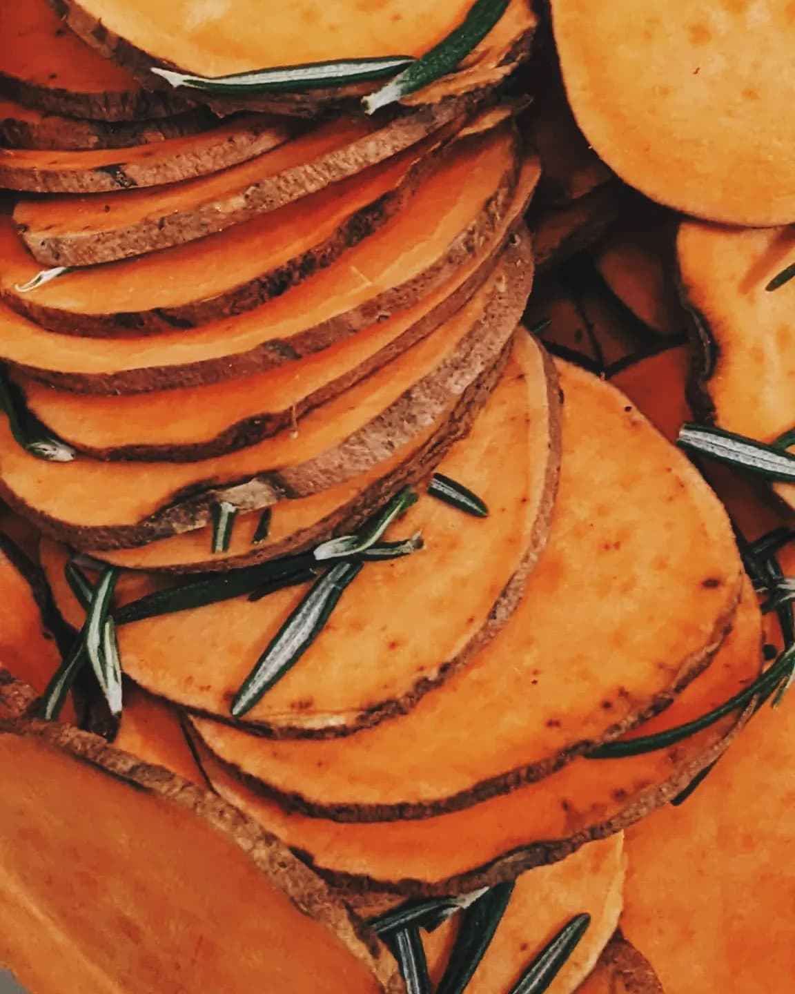 sweet potato filling for the Rustic French Galette